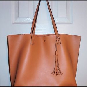 Camel/Cognac Tote/Purse - Brand New; Never Used